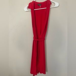 Vince Camuto red wrap dress